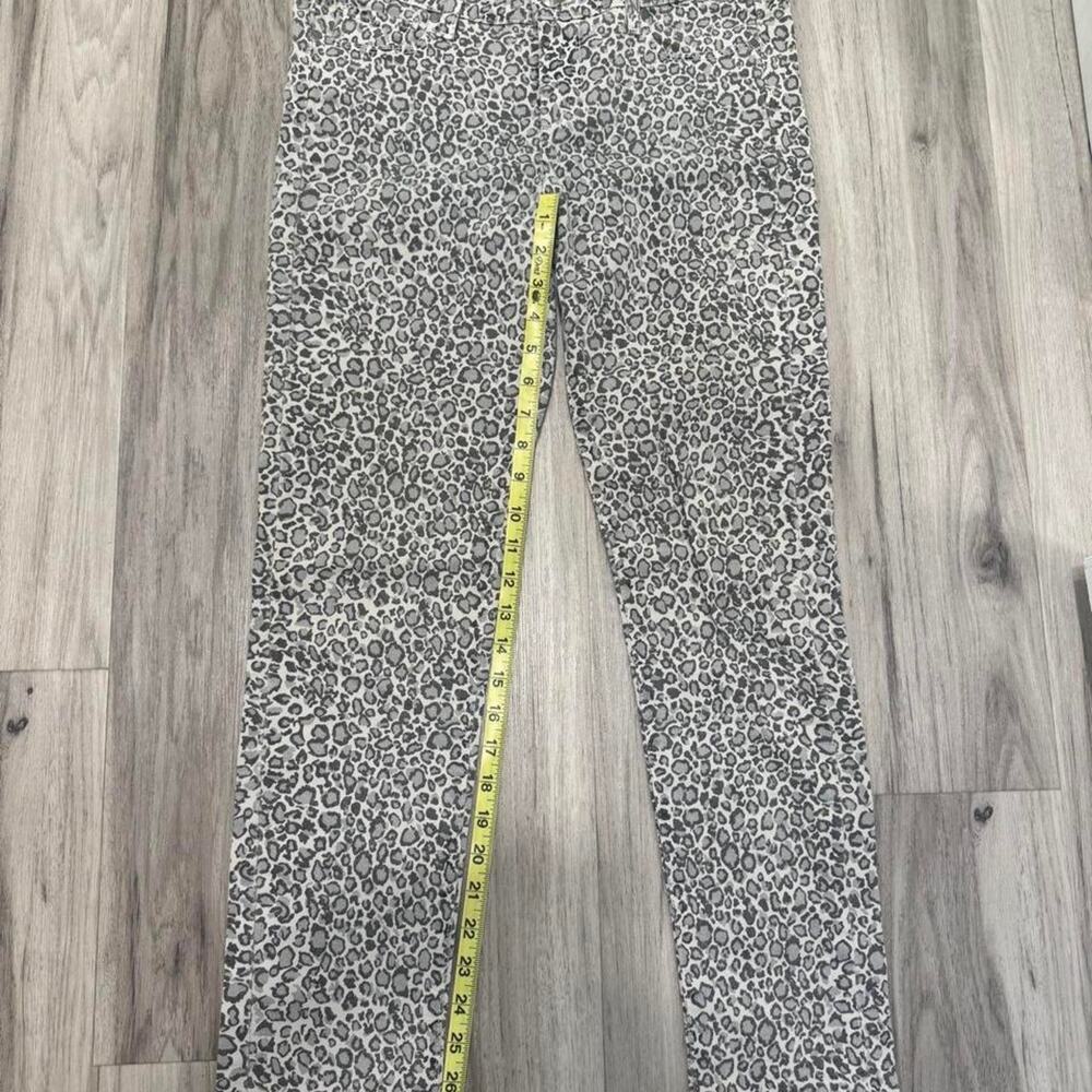 Paige leopard print low rise Verdugo Ultra Skinny jeans size 29